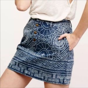 Free People School Daze Denim Mini Skirt